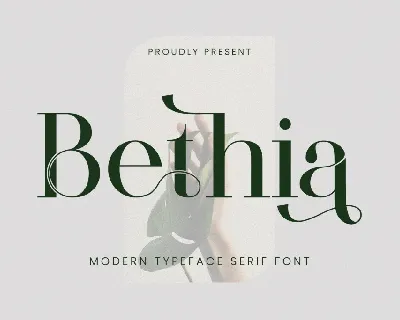 Bethia font