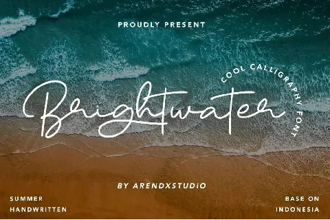 Brightwater font