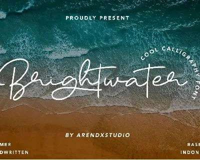 Brightwater font