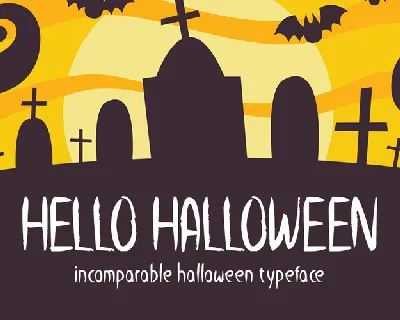 Hello Halloween font