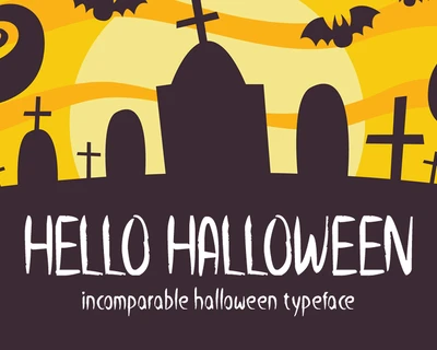 Hello Halloween font