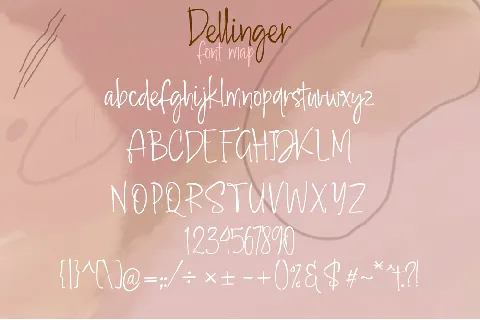 Dellinger font