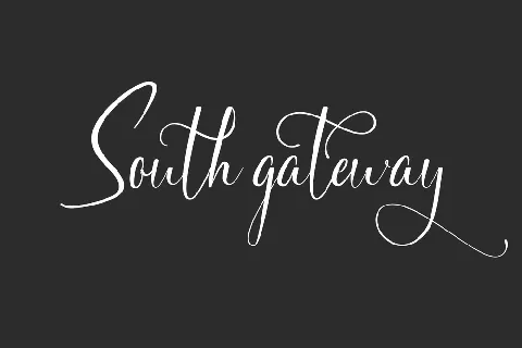 South Gateway Demo font