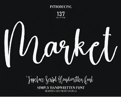 Market font