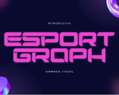 Esport Graph font