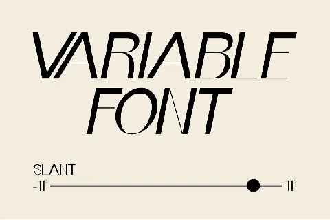 Brenly – Variable font