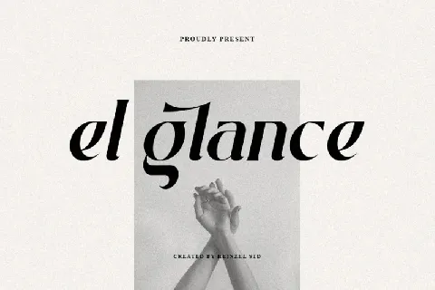 El Glance font