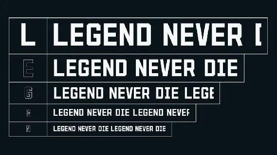 Legend font