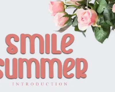 Smile Summer Script font
