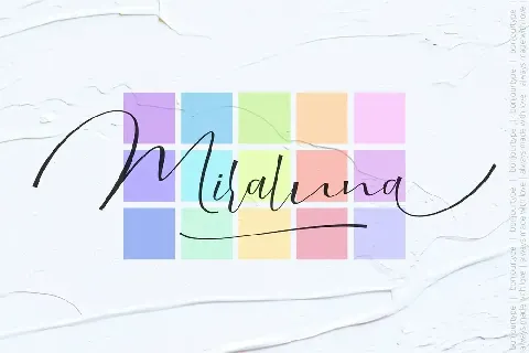 Miraluna Script font