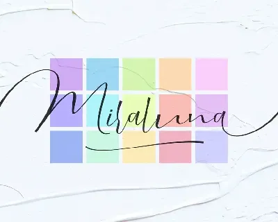 Miraluna Script font