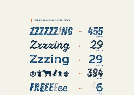 Zing Rust Family font