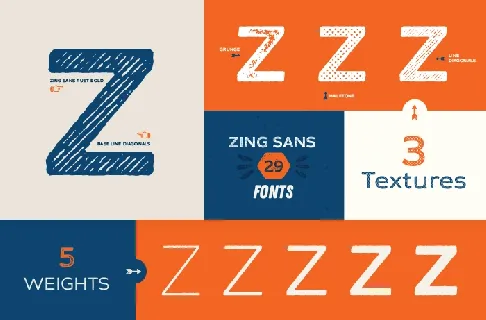 Zing Rust Family font