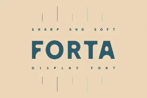 Forta Free Display font