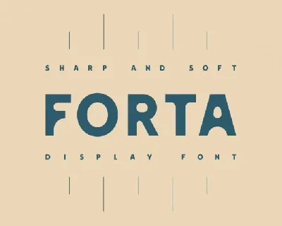 Forta Free Display font