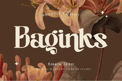 Baginks font