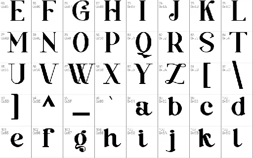 Baginks font