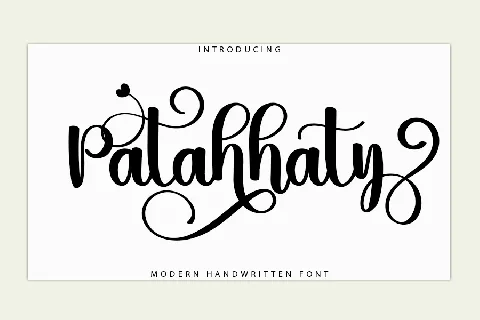 Patahhaty font