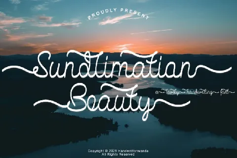 Sundlimation Beauty font