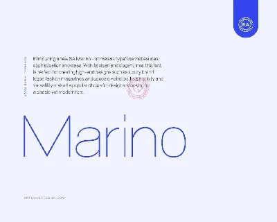 SA Marino Typeface font