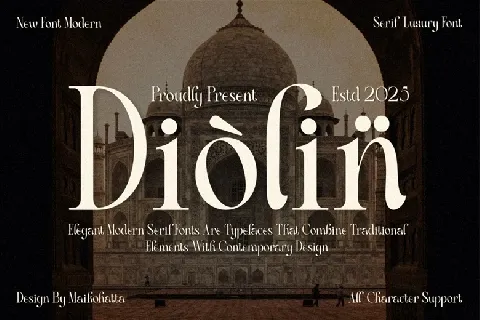 Diolin font