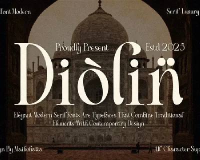 Diolin font