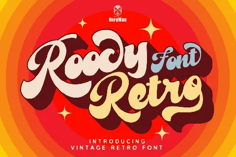 Roocy Retro font