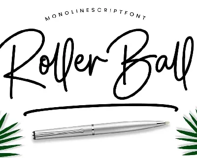 Roller Ball font