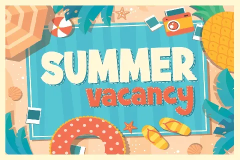 Summer Blaster Display font