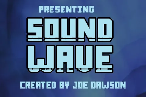Sound Wave font