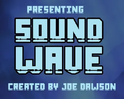 Sound Wave font
