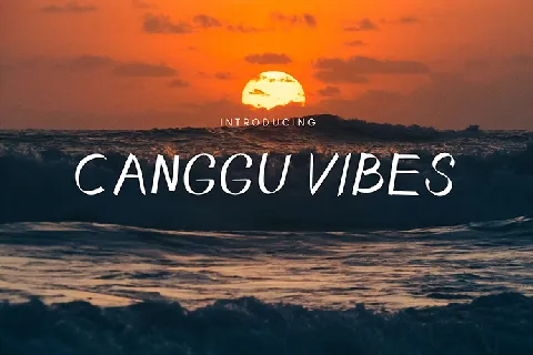 Canggu Vibes font