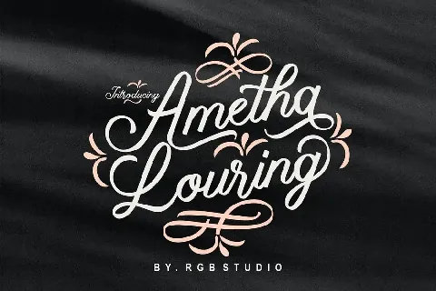 Ametha Louring font