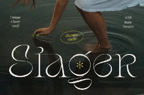 Stager font