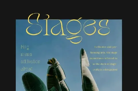 Stager font