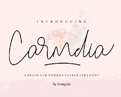 Carmelia Handwritten font