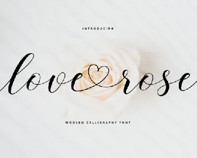 love Rose font