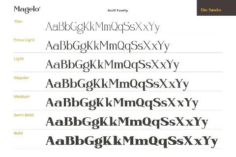 Magelo font