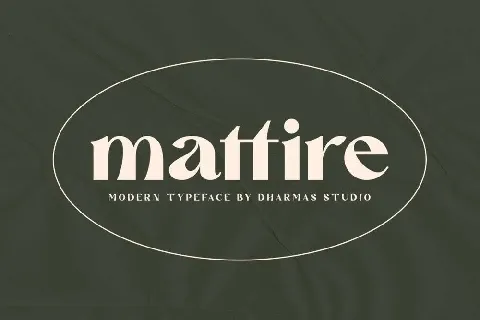 Mattire Typeface font