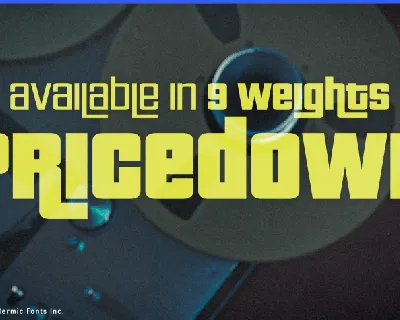 Pricedown font