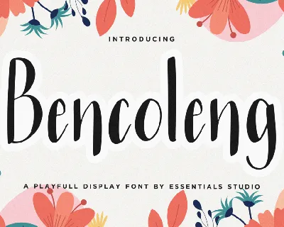 Bencoleng font