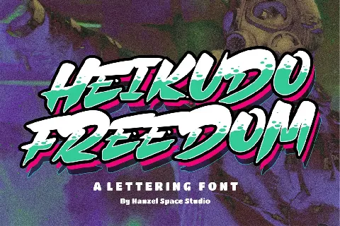 Heikudo Freedom font