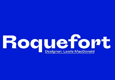 Roquefort Family font