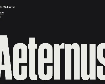 Aeternus font