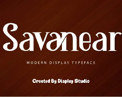 Savanear font