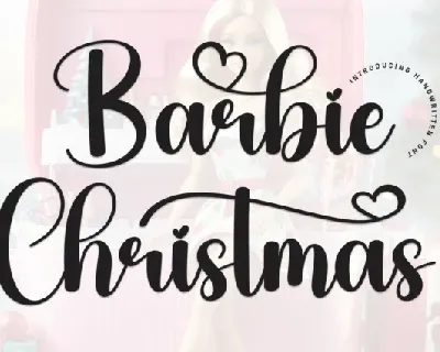 Barbie Christmas Script font