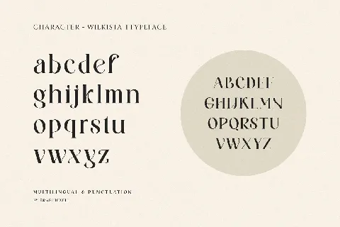 Wilkista font