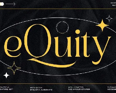 EQuity font