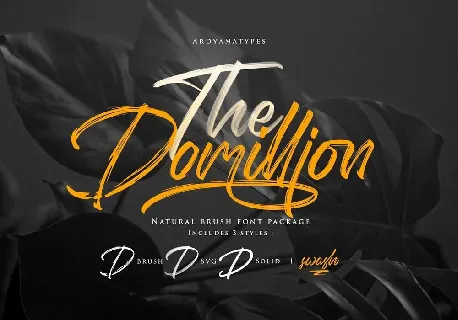 Domillion font