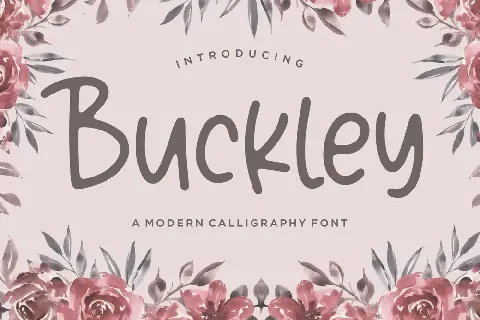 Buckley font